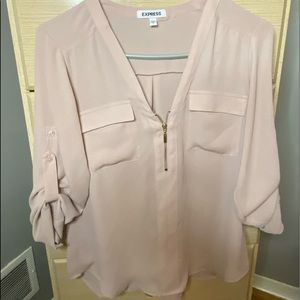 light pink business blouse!💓